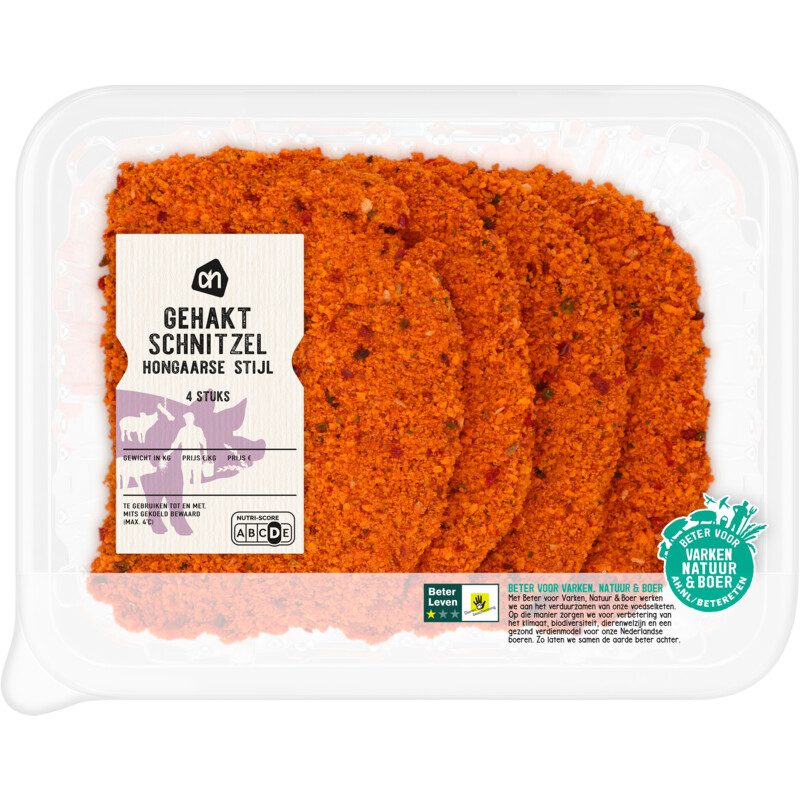 Een afbeelding van AH Gehaktschnitzel hongaarse stijl