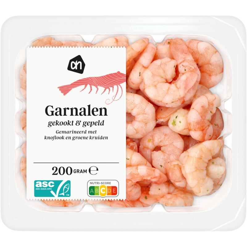 Een afbeelding van AH Garnalen knoflook