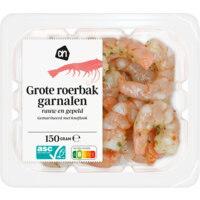 Een afbeelding van AH Grote roerbak garnalen knoflook
