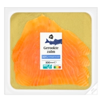 AH Gerookte zalm 30% verlaagd in zout