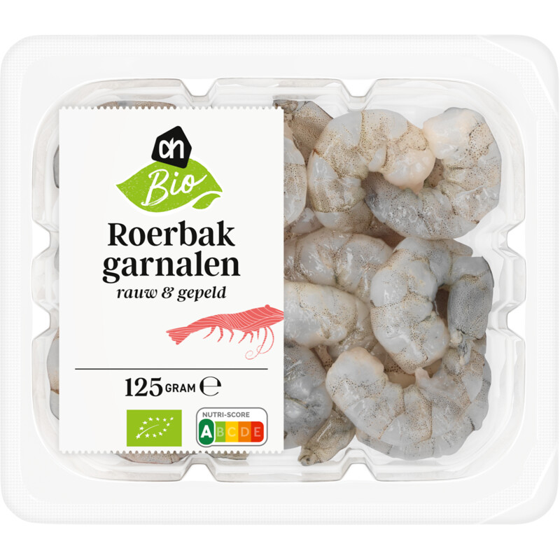 Een afbeelding van AH Biologisch Roerbakgarnalen