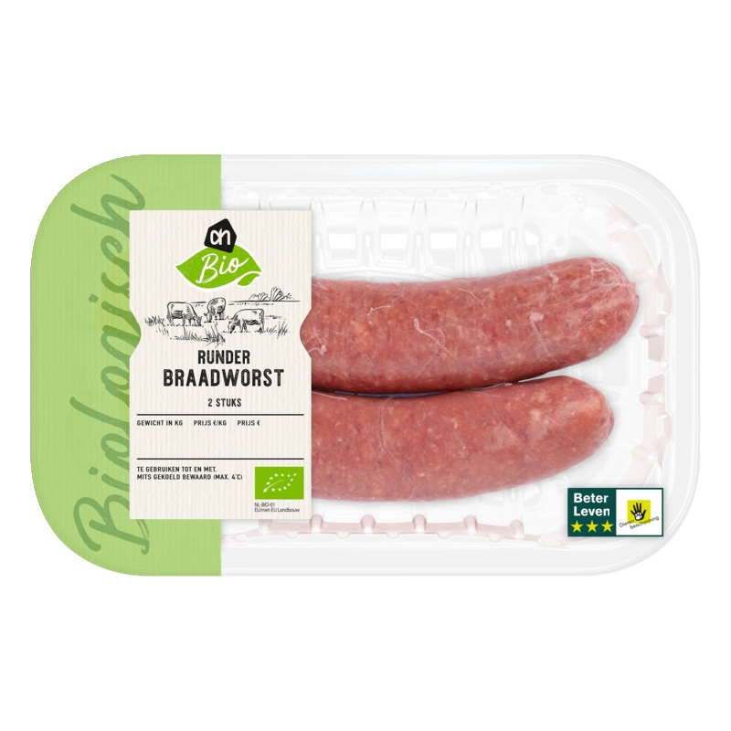 AH Biologisch Runderbraadworst