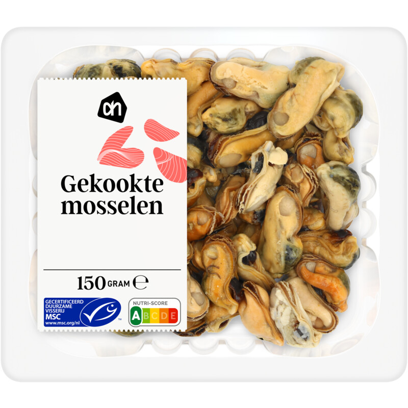 Een afbeelding van AH Gekookte mosselen