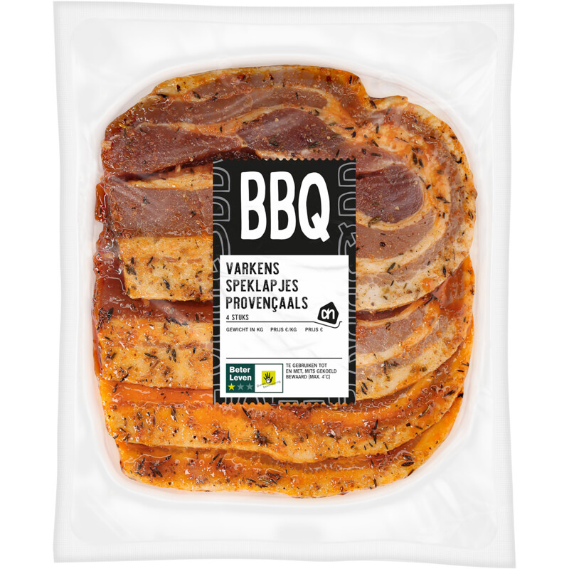 Een afbeelding van AH BBQ varkenspeklapjes provencaals