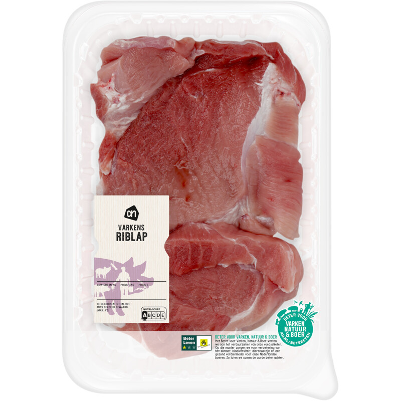 Een afbeelding van AH Varkensriblap
