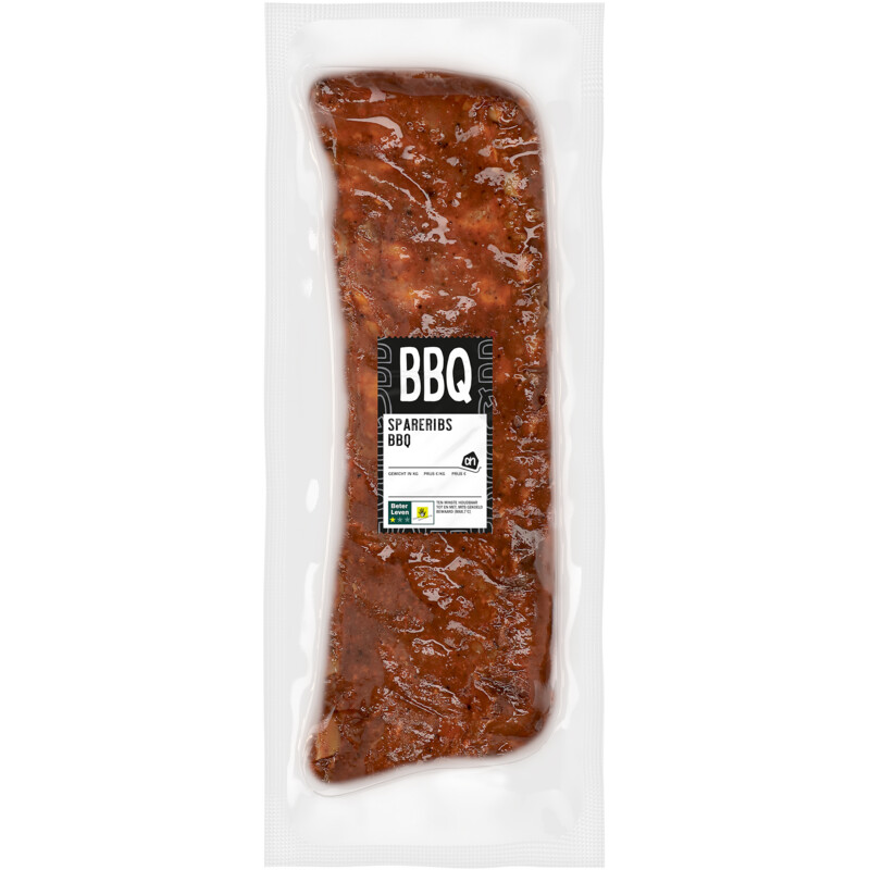 Een afbeelding van AH BBQ spareribs