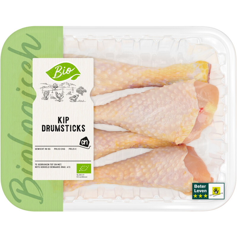 Een afbeelding van AH Biologisch Kipdrumsticks