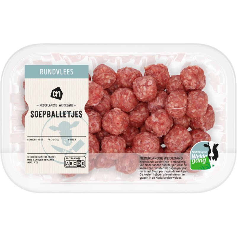 Een afbeelding van AH Rundersoepballetjes