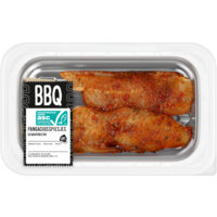 Een afbeelding van AH BBQ pangasiusspiesjes gemarineerd