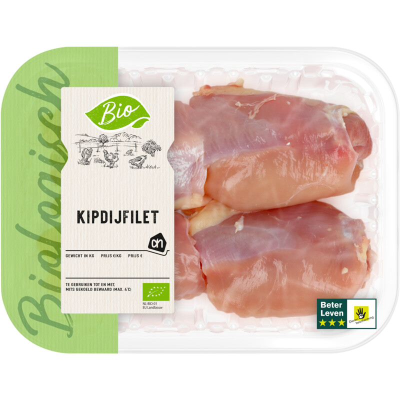 Een afbeelding van AH Biologisch Kipdijfilet