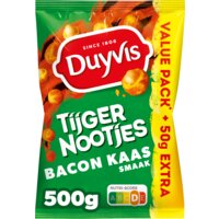 Een afbeelding van Duyvis Tijgernootjes bacon cheese