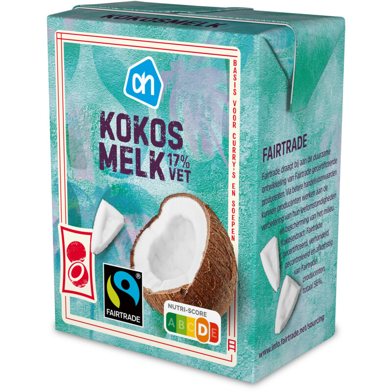 Een afbeelding van AH Kokosmelk