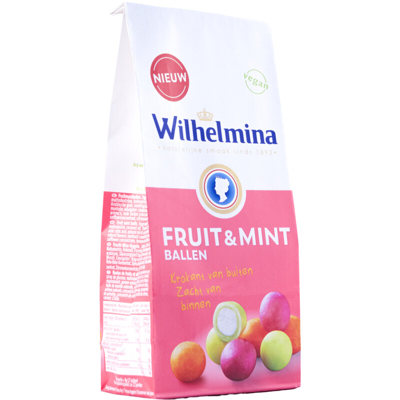 Een afbeelding van Wilhelmina Fruit & mint ballen