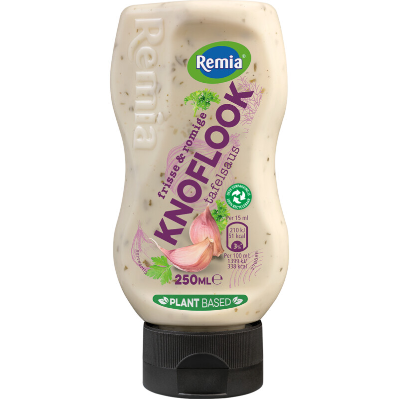 Een afbeelding van Remia Knoflook tafelsaus