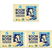 Een afbeelding van AH Roomboter ongezouten 3-pack