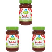 Een afbeelding van AH Biologisch Aardbei fruitspread 3-pack