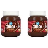 Een afbeelding van AH Chocoladepasta puur 2-pack
