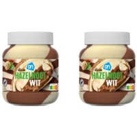 Een afbeelding van AH Duopasta hazelnoot wit 2-pack