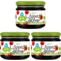 Een afbeelding van AH Biologisch Appelstroop extra rinse 3-pack