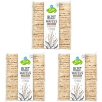 Een afbeelding van AH Biologisch Rijstwafels zilvervlies 3-pack