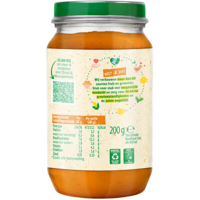 pdp-image-Olvarit Rode bietstamppot met kikkererwten 6m+