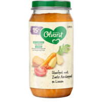 Een afbeelding van Olvarit Stoofpot met zoete aardappel linzen 15m+