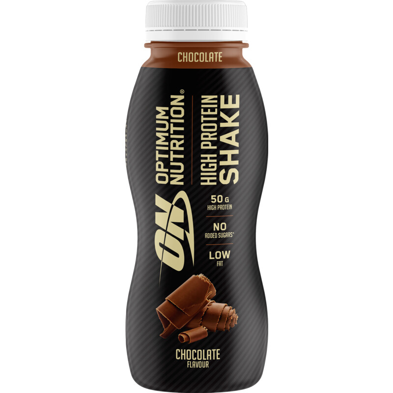 Een afbeelding van Optimum Nutrition High protein shake chocolate