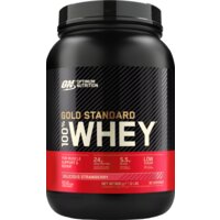 Een afbeelding van Optimum Nutrition Gold standard whey delicious strawberry