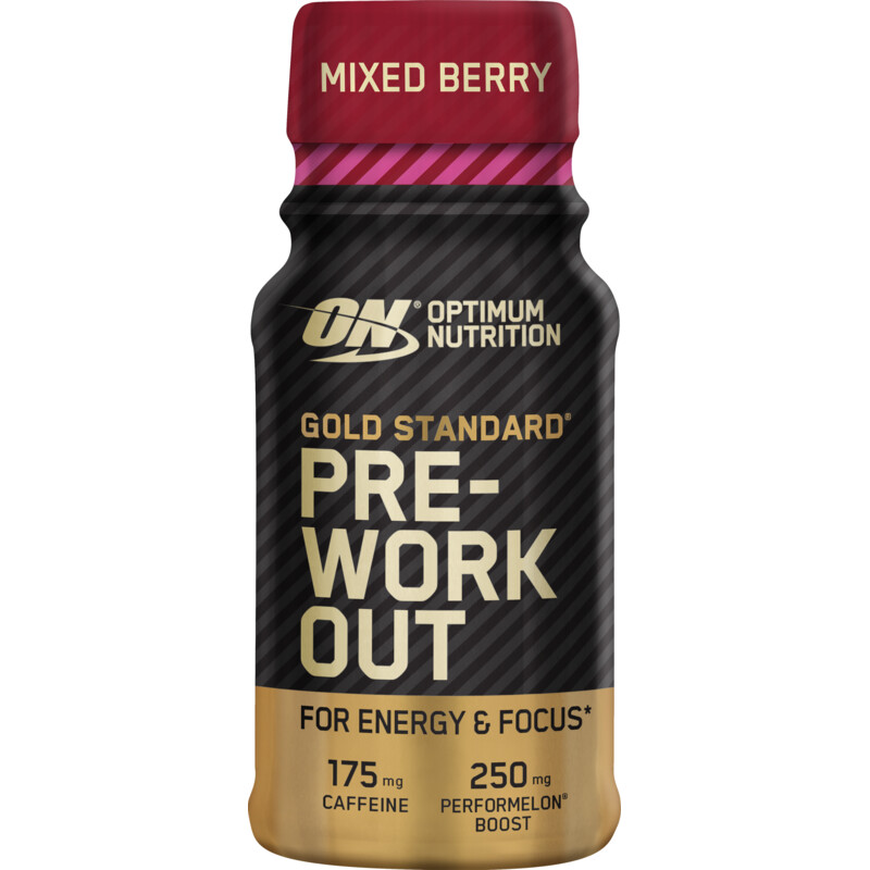 Een afbeelding van Optimum Nutrition Gold standard pre-workout mixed berry