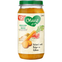Een afbeelding van Olvarit Hutspot met bulgur en linzen 12m+