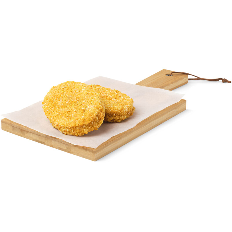Een afbeelding van AH Scharrel kipkaasschnitzel 2 stuks