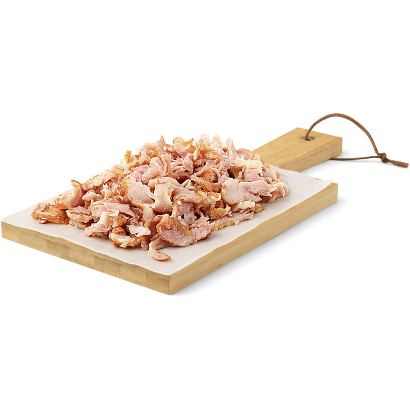 Een afbeelding van AH Scharrel kiphamflakes beenhamstijl