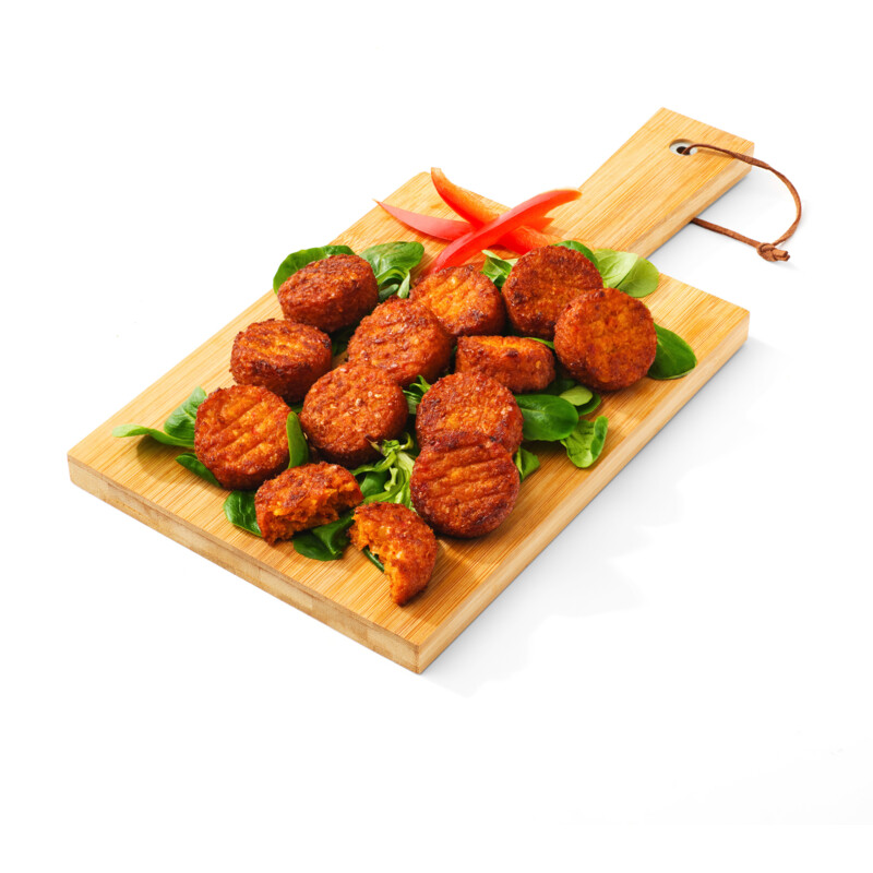 Een afbeelding van AH Terra Biologisch falafel paprika harissa