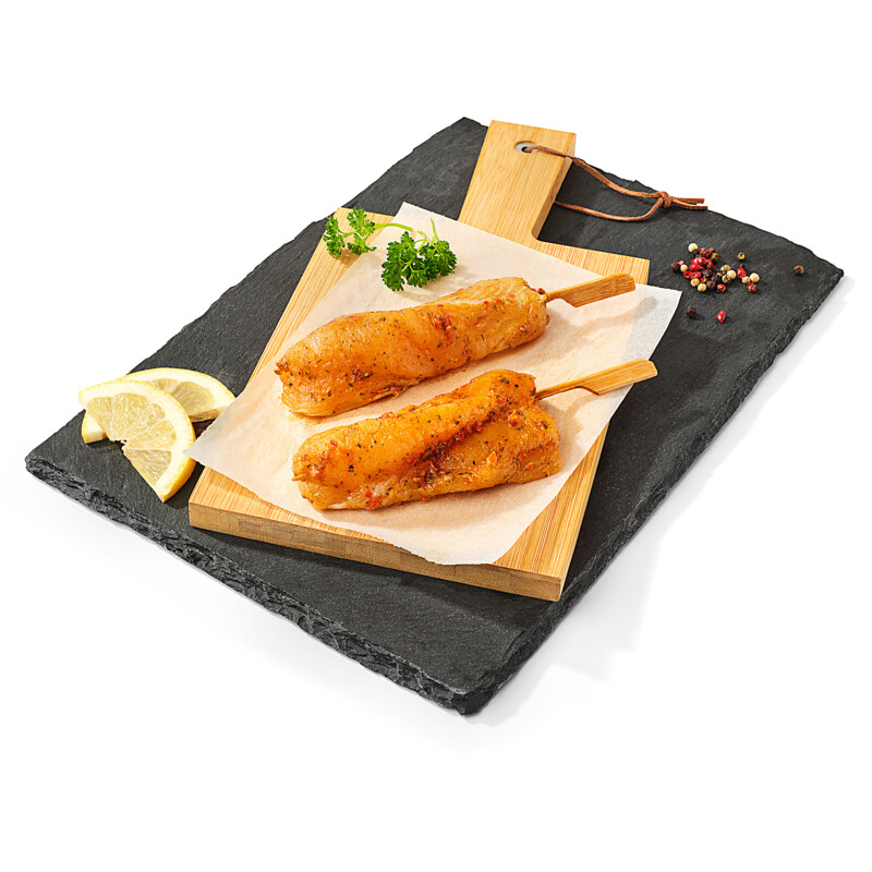 Een afbeelding van AH BBQ pangasiusspiesjes gemarineerd