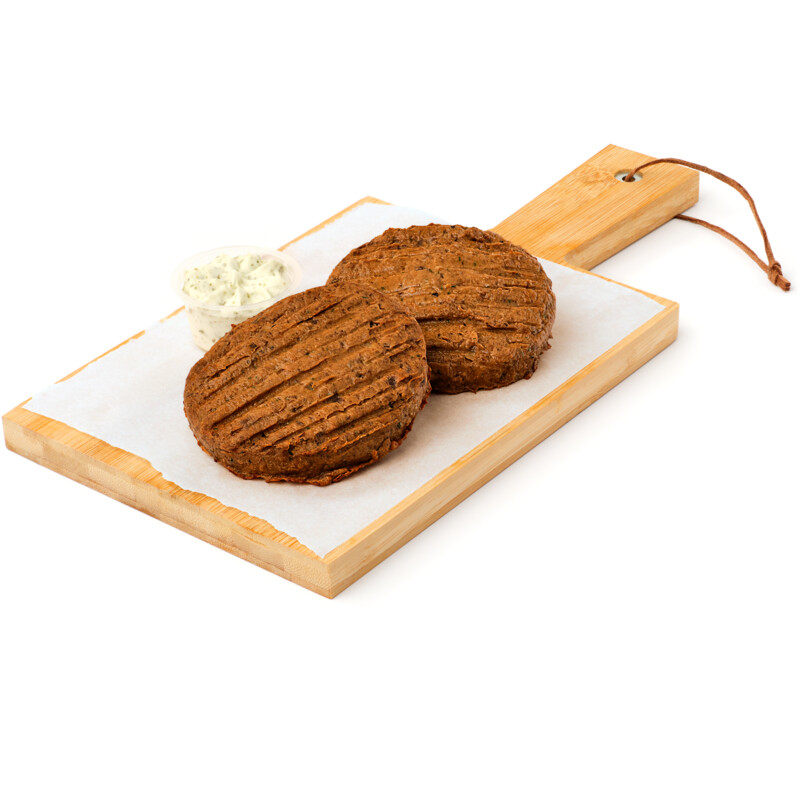 Een afbeelding van AH Terra Plantaardige steak met kruidencreme