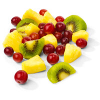 Een afbeelding van AH Ananas kiwi druif