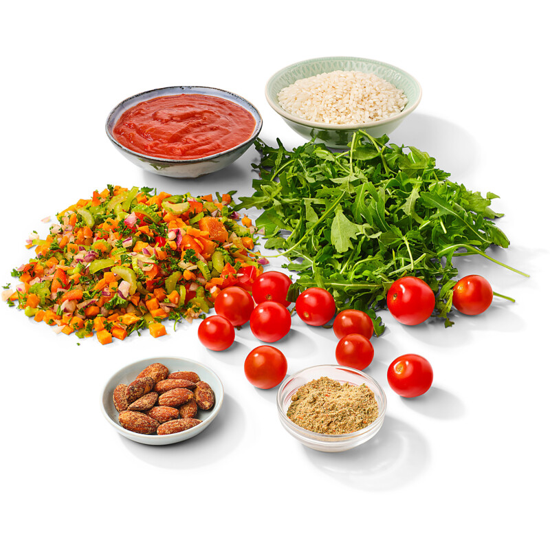 Een afbeelding van AH Gesneden verspakket tomatenrisotto
