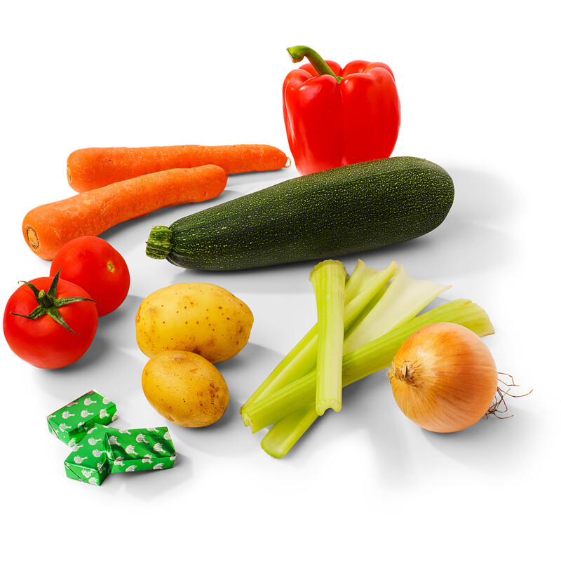 Een afbeelding van AH Biologisch Italiaanse groentesoep verspakket