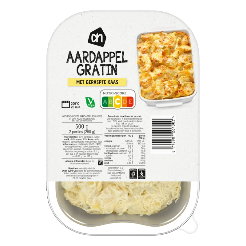 AH Aardappelgratin naturel