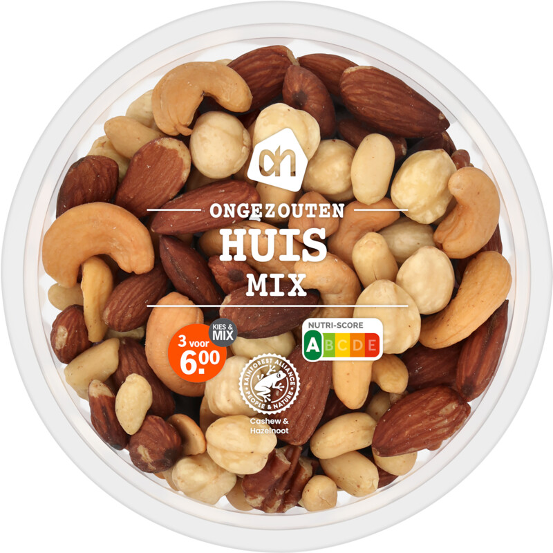 Een afbeelding van AH Huismix ongezouten