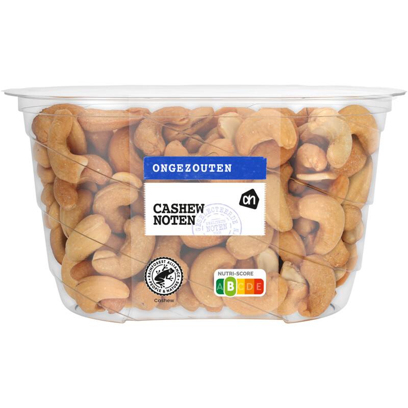 Een afbeelding van AH Ongezouten cashewnoten