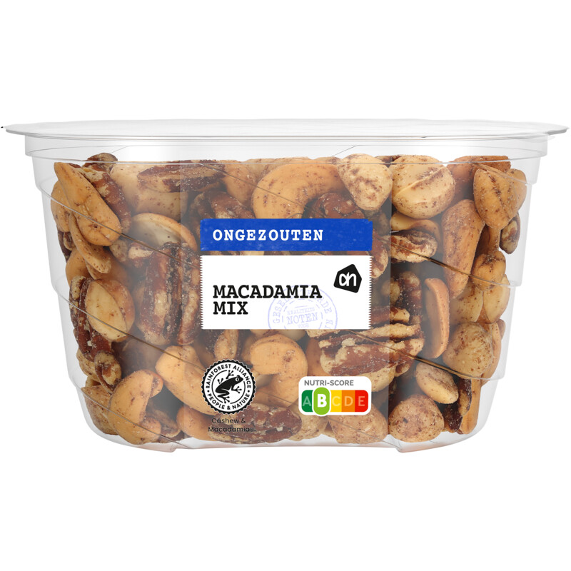 Een afbeelding van AH Ongezouten macadamia mix
