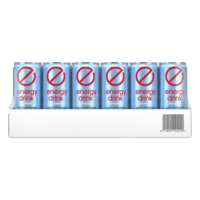 E Energy drink sugarfree tray