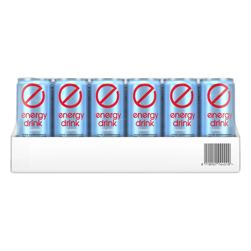 E Energy drink sugarfree tray