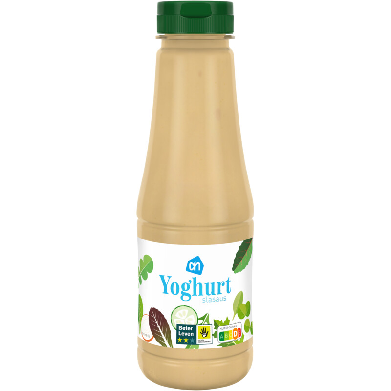 Een afbeelding van AH Slasaus met yoghurt