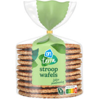 Een afbeelding van AH Terra Plantaardig stroopwafels