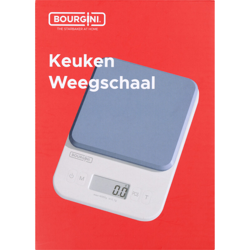 Een afbeelding van Bourgini Keukenweegschaal