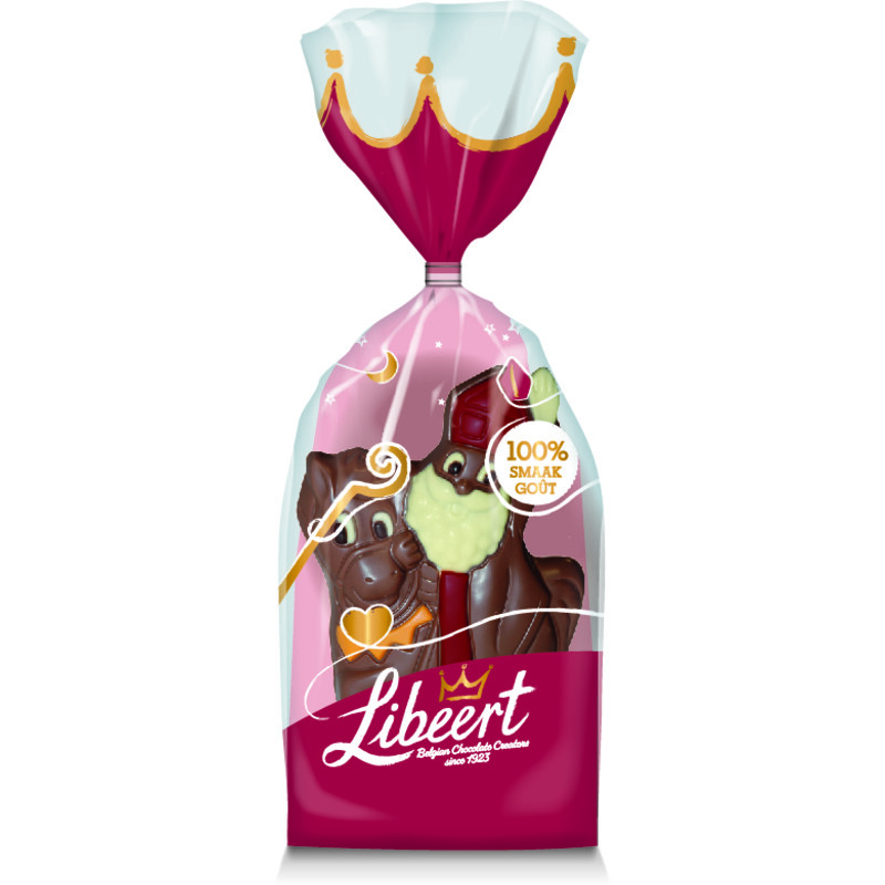 Een afbeelding van Libeert Sint op paard melk color bel