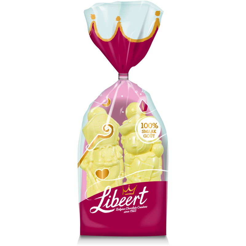 Een afbeelding van Libeert Sintfiguren witte chocoalde bel