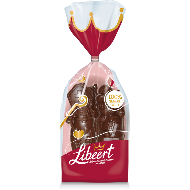Een afbeelding van Libeert Sintfiguren pure chocolade bel